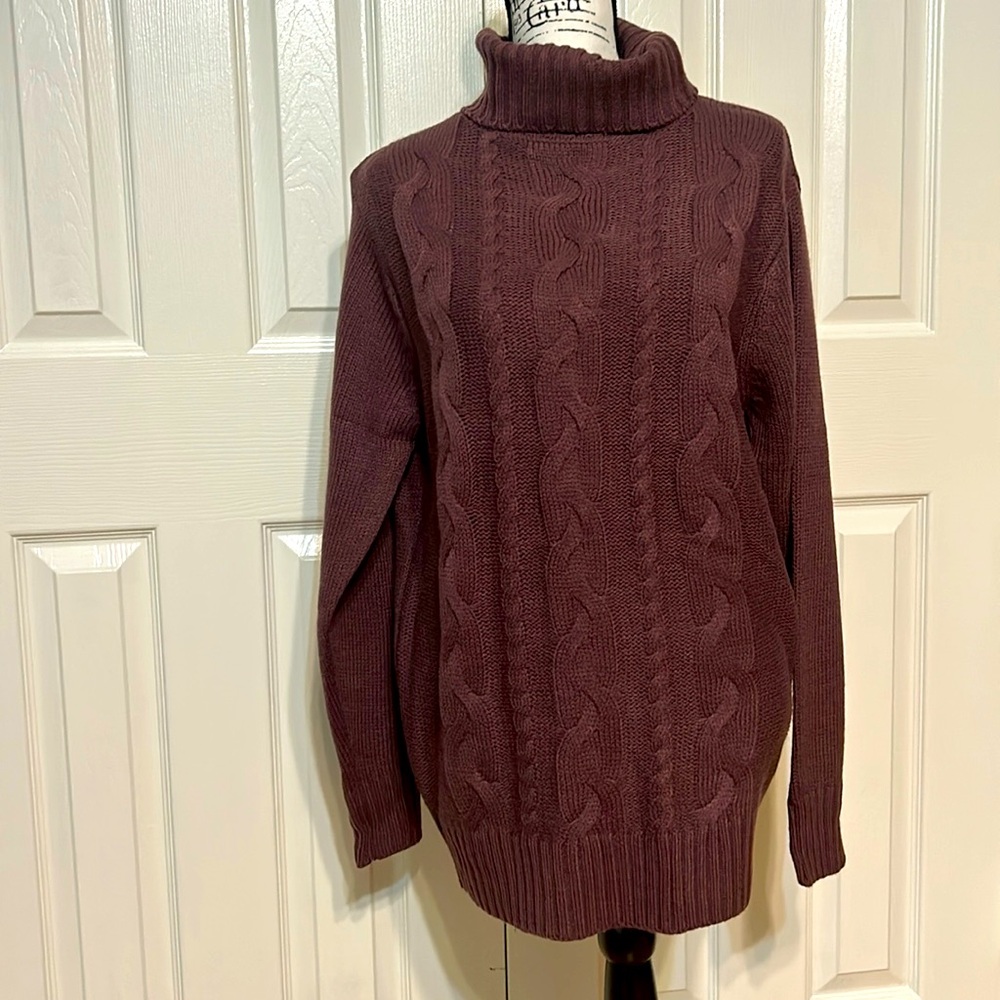 Zenana eggplant color sweater